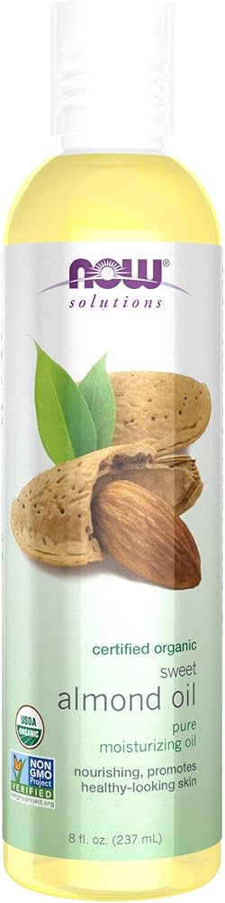 NOW Organic Sweet Almond Oil (237ml)
