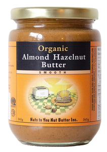 Nuts to You Organic Almond Hazelnut Butter, 365g