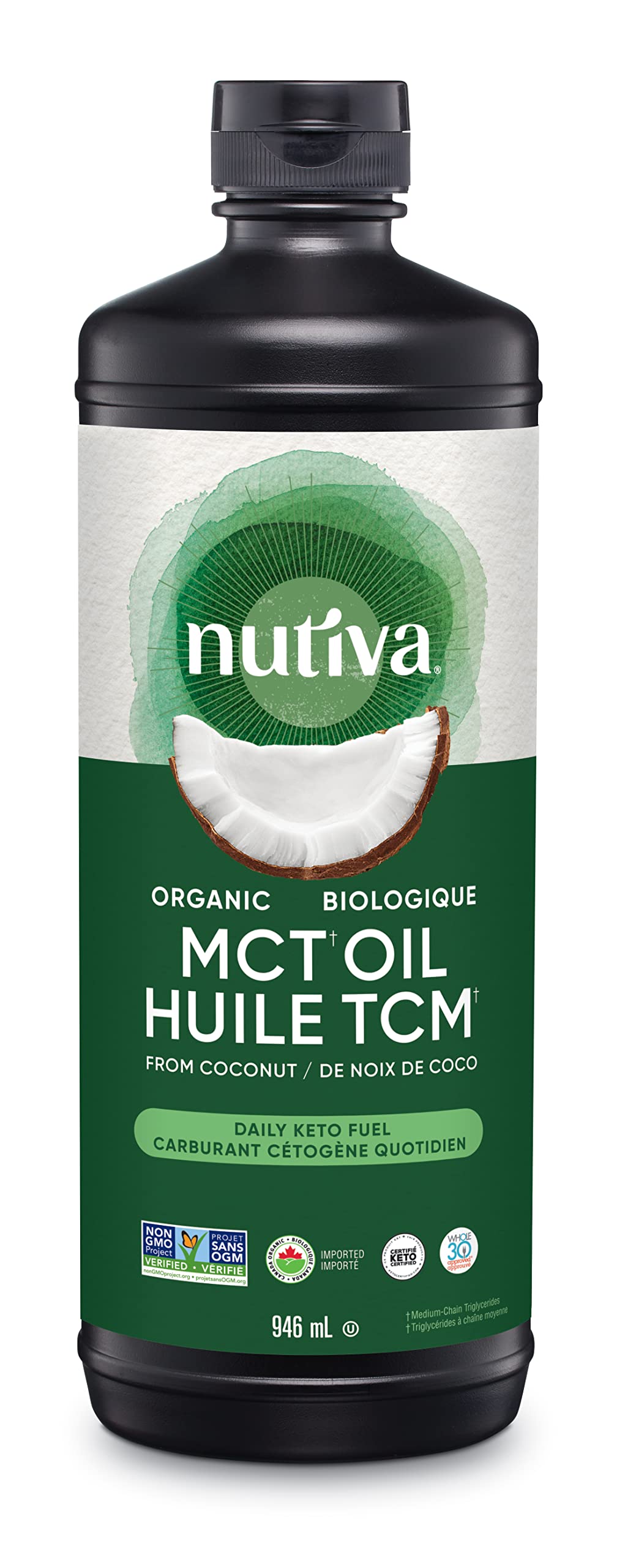 Nutiva Organic MCT Oil (946ml)