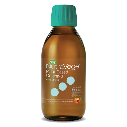 NutraVege Plant Based Omega-3 Extra Strength, Cran/Orange 200ml