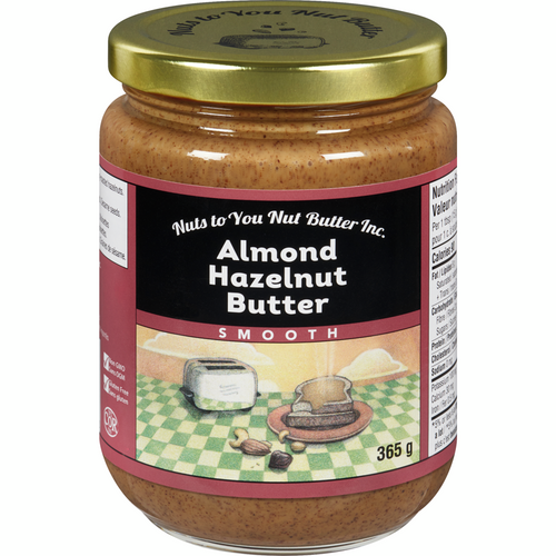 Nuts to You Almond Hazelnut Butter, Smooth 365g
