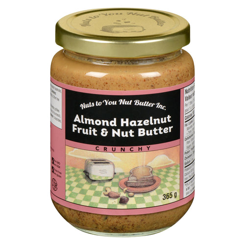 Nuts to You Almond Hazelnut & Nut Butter Fruit , Crunchy 365g