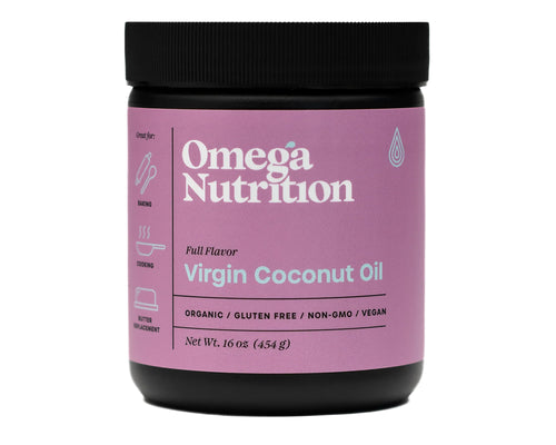 Omega Nutrition Full Flavour Coconut Oil, 454g