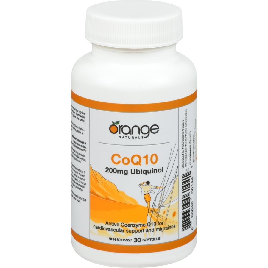 Orange Naturals CoQ10 200mg (30 capsules)