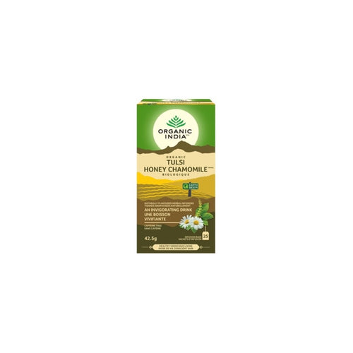 Organic India Organic Tulsi Honey Chamomile (25 Tea Bags)