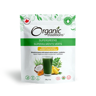Organic Traditions Supergreens, Pineapple Coconut (100g)