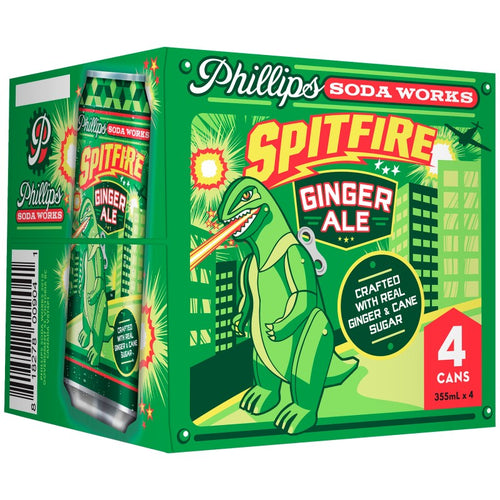 Phillips Spitfire Ginger Ale (4x355ml)