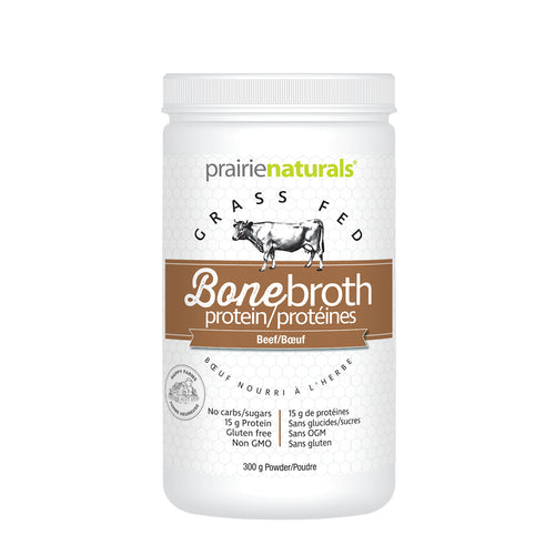 Prairie Naturals Grass Fed Beef Bone Broth Powder (300g)