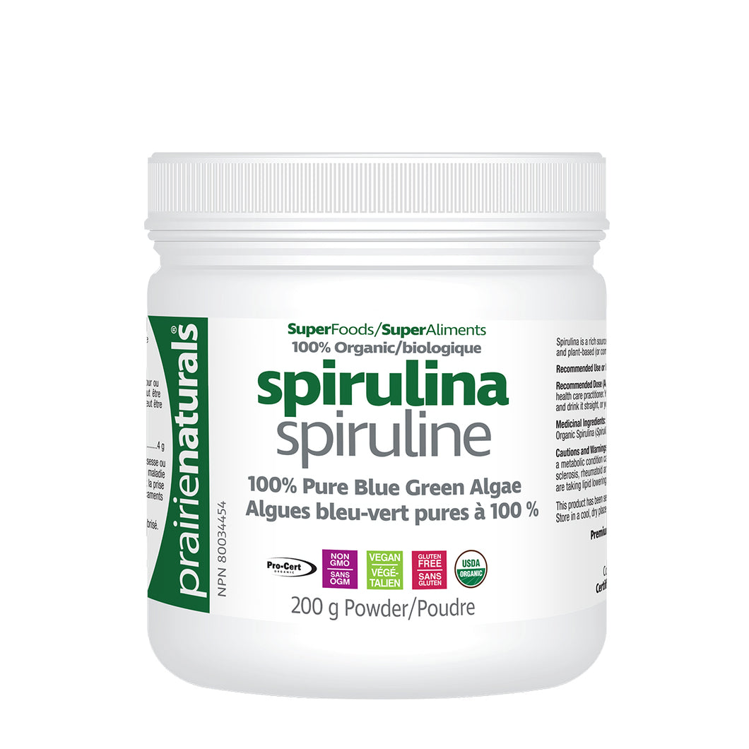 Prairie Naturals Organic Spirulina (200g)