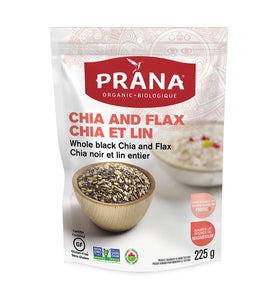 Prana Organic Whole Chia and Flax (225g)