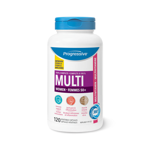 Progressive MULTIVITAMIN FOR ADULT WOMEN 50+ (120caps)