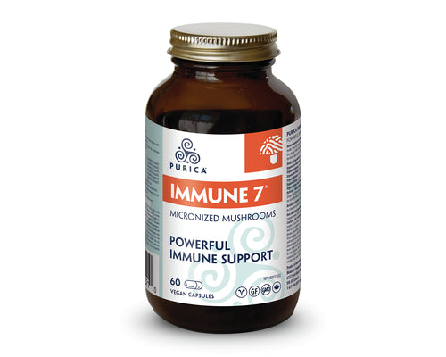 Purica Immune 7 Micronized Mushrooms (60 Veg Caps)