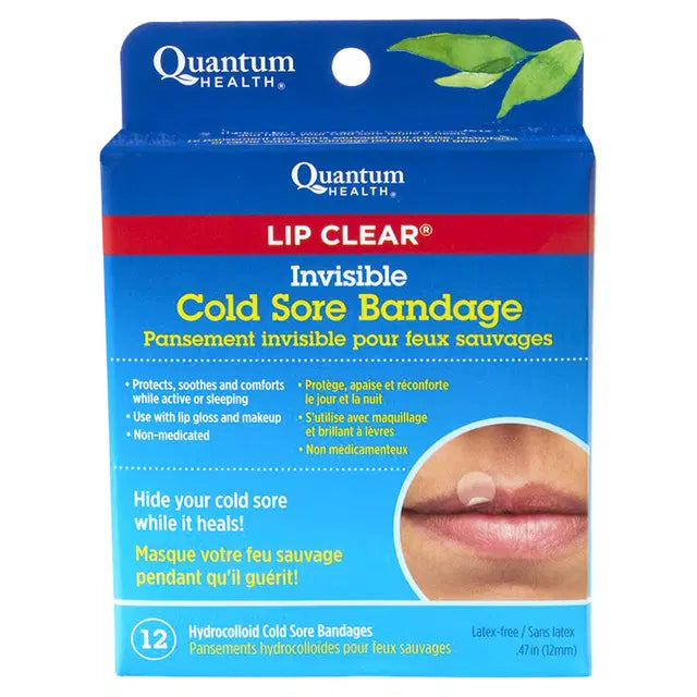 Quantum Health Lip Clear Cold Sore Bandage (12/Pack)
