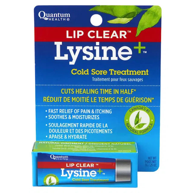 Quantum Health Lip Clear Lysine+ Cold Sore Treatment (7g)