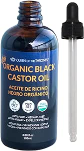 Queen of the Thrones Organic Black Castor Oil - Hexane Free (100ml)