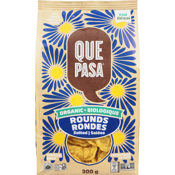 Que Pasa Salted Rounds Tortilla Chips (300g)