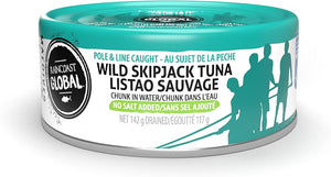 Raincoast Global (Pole & Line Caught) Wild Skipjack Tuna - No Salt Added (142g)