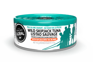 Raincoast Global (Pole & Line Caught) Wild Skipjack Tuna with Sea Salt (142g)