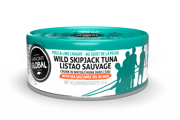 Raincoast Global (Pole & Line Caught) Wild Skipjack Tuna with Sea Salt (142g)