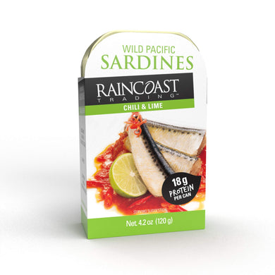 Raincoast Sardines (Wild Pacific) Chili Lime 120g