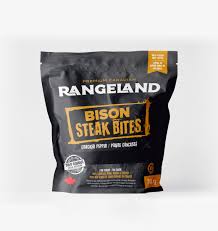 Rangeland Bison Steak Bites Cracked Pepper (70g)