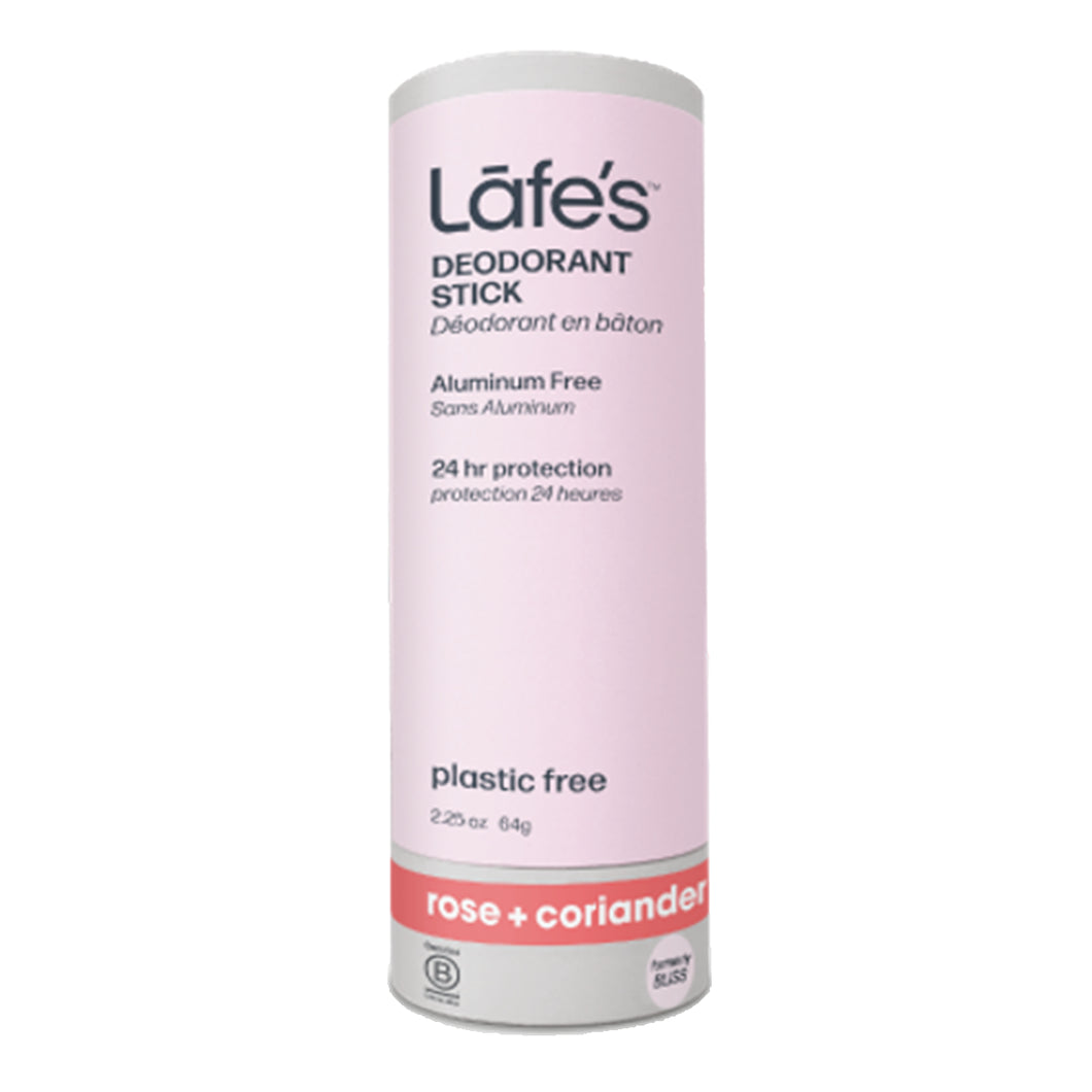 Lafe's Rose and Coriander Deodorant Stick (64g)