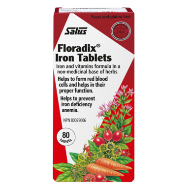 Salus Floradix Iron Tablets (80 tablets)