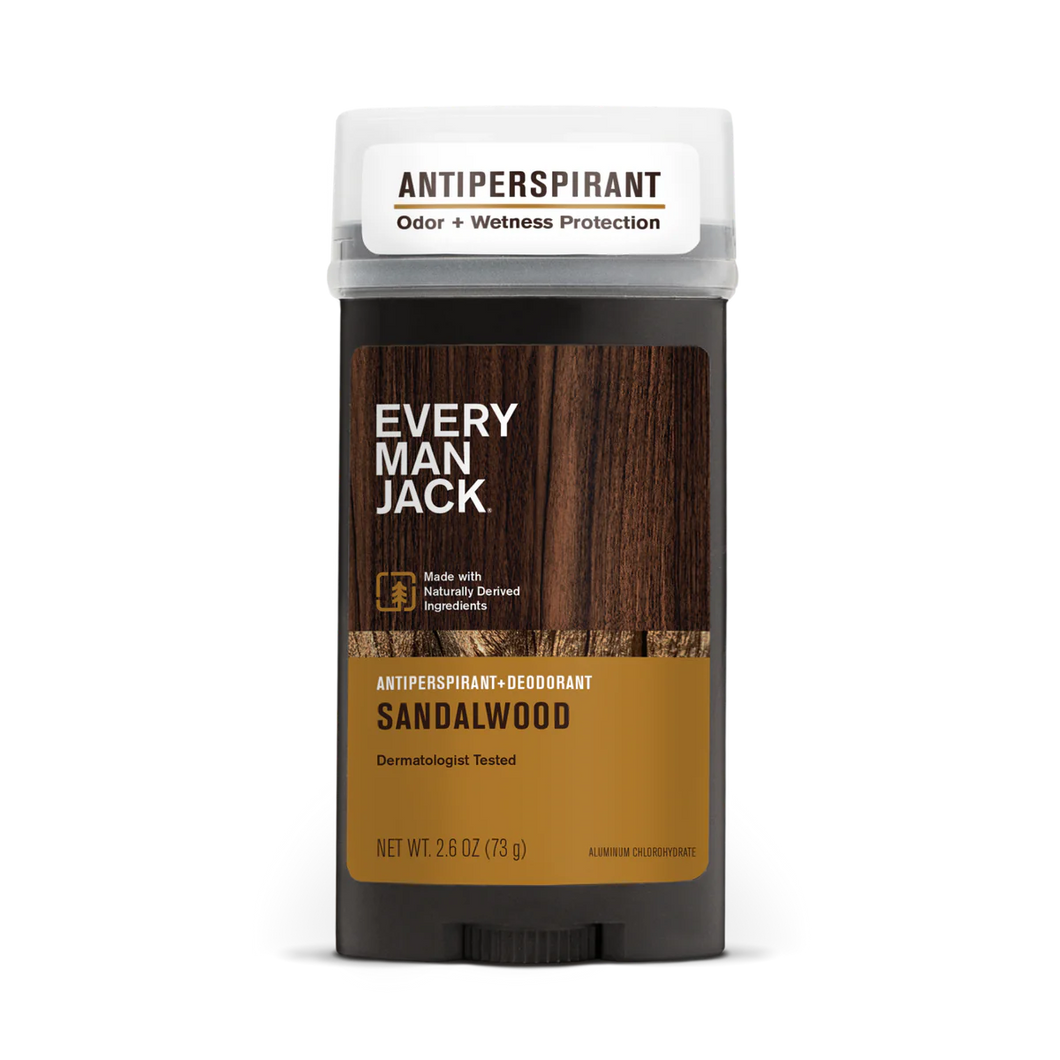 EVERY MAN JACK Antiperspirant+Deodorant, Sandalwood 73g