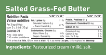 Savor Grass Fed Salted Butter, 227g