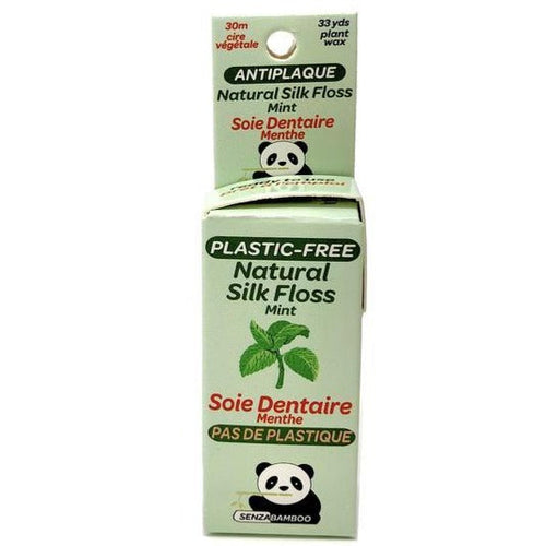 Senzabamboo Natural Silk Floss Mint (30m)