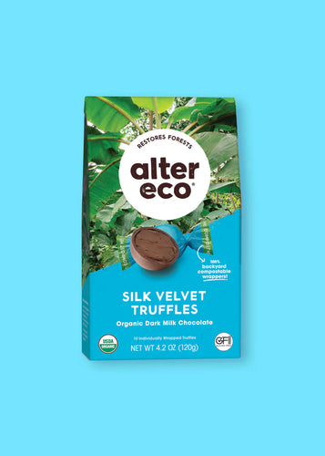Alter Eco Silk Velvet Truffles, 120g (organic dark milk chocolate)