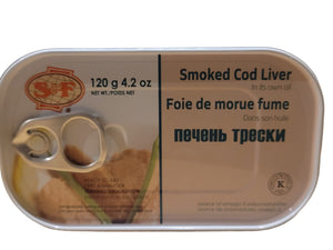 S&F Smoked Cod Liver (in it's own oil) (120g)