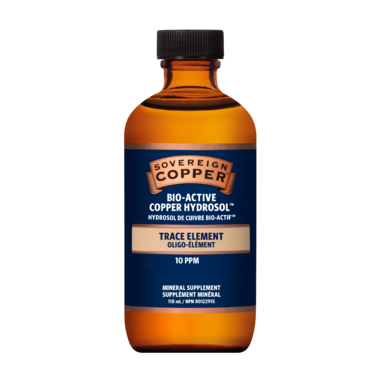 Sovereign Copper Bio-Active Copper Hydrosol 10 PPM (118ml)
