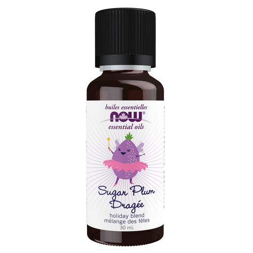 NOW Sugar Plum Essential Oil Holiday Blend, 30ml