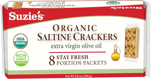 Suzie's Organic Saltine Crackers Extra Virgin Olive Oil (250g)