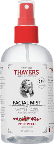 Thayers Witch Hazel Facial Mist Aloe Vera Formula - Rose Petal (237ml)