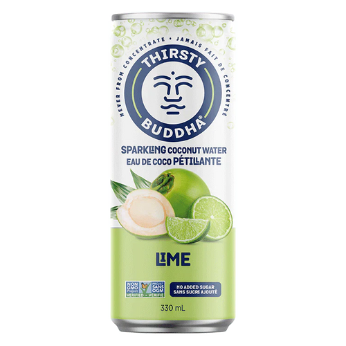 Thirsty Buddha Sparkling Coconut Water Lime (330ml)