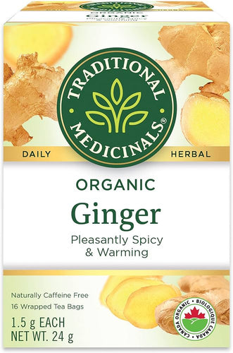 Traditional Medicinals Organic Ginger Tea (16 Tea Bags)