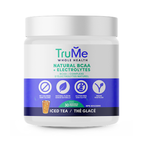 TruMe Natural BCAA + Electrolytes Iced Tea 210g (30 Servings)