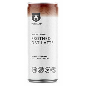 Two Bears Mocha Coffee Frothed Latte w/ Oat Milk (250ml)