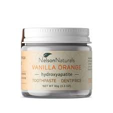 Nelson Naturals Vanilla Orange w/Hydroxyapatite Toothpaste (93g)