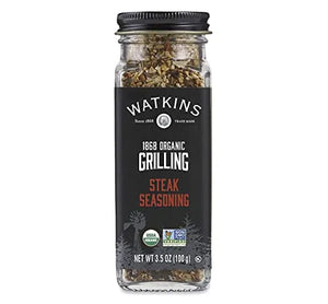 Watkins Organic Grilling Steak Seasoning, 100g