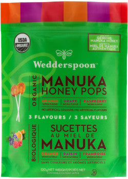 Wedderspoon Organic Manuka Honey Pops (24pcs)
