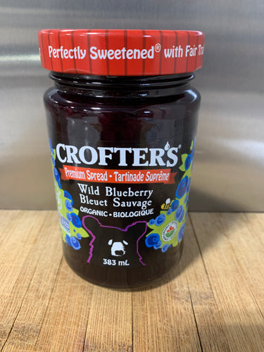 Crofter's Organic Wild Blueberry Spread, 383ml