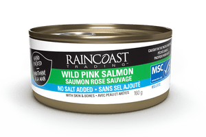Raincoast Wild Pink Salmon, 160g (salt free)