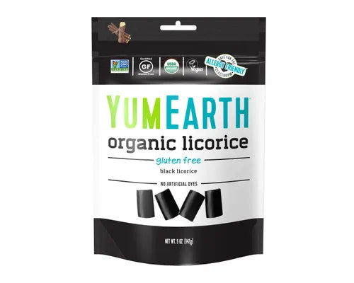 YumEarth Organic Black Licorice (142g)