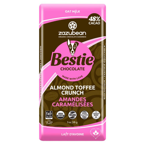 Zazubean Bestie Almond Toffee Crunch - Oat Milk (85g)