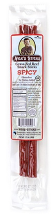 Nick's Sticks Grass-Fed Spicy Beef Snack Sticks (48g)