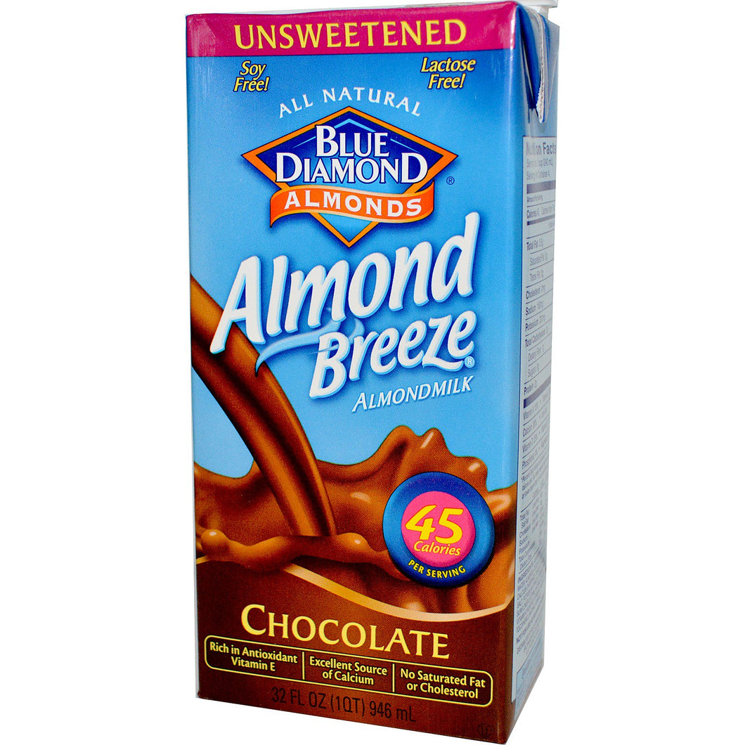 Blue Diamond Unsweetened Chocolate Almond Breeze 946ml