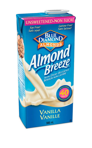 Blue Diamond Unsweetened Vanilla Almond Breeze 946ml